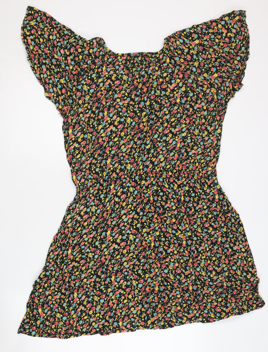 Next Women's Multicoloured Floral Dress Size 18