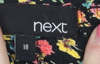 Next Women's Multicoloured Floral Dress Size 18