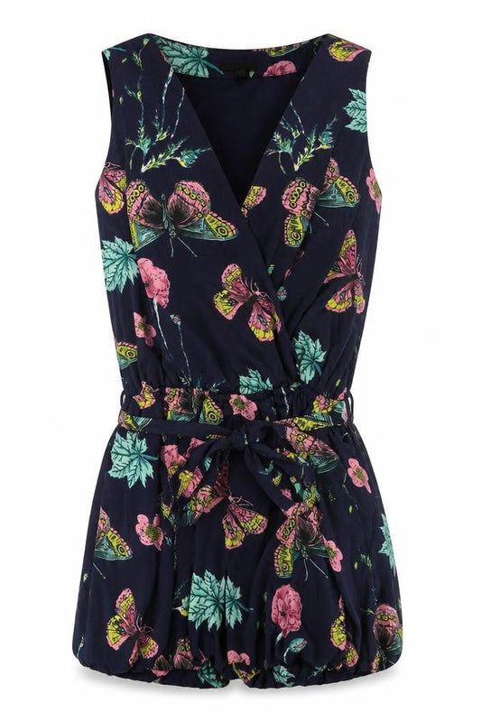 Womens UK Size 8 QED London One-Piece Multicoloured Playsuit