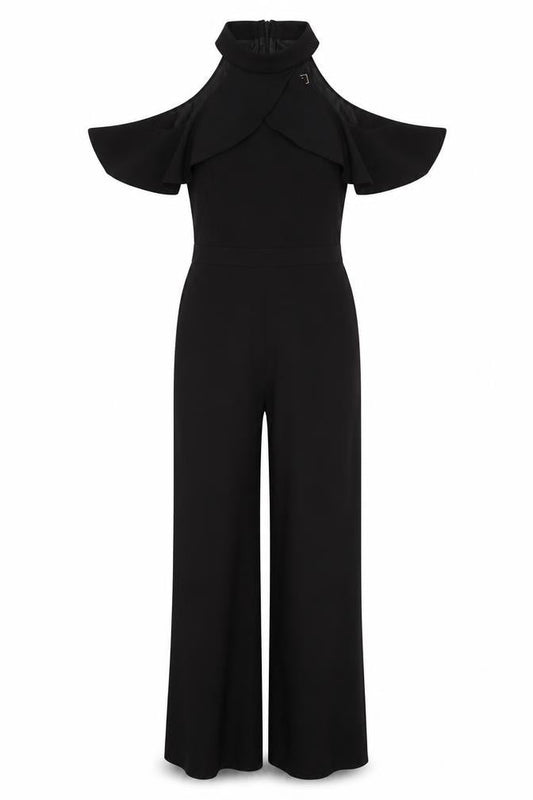 Womens UK Size 12 Lipsy One-Piece Black Jumpsuit