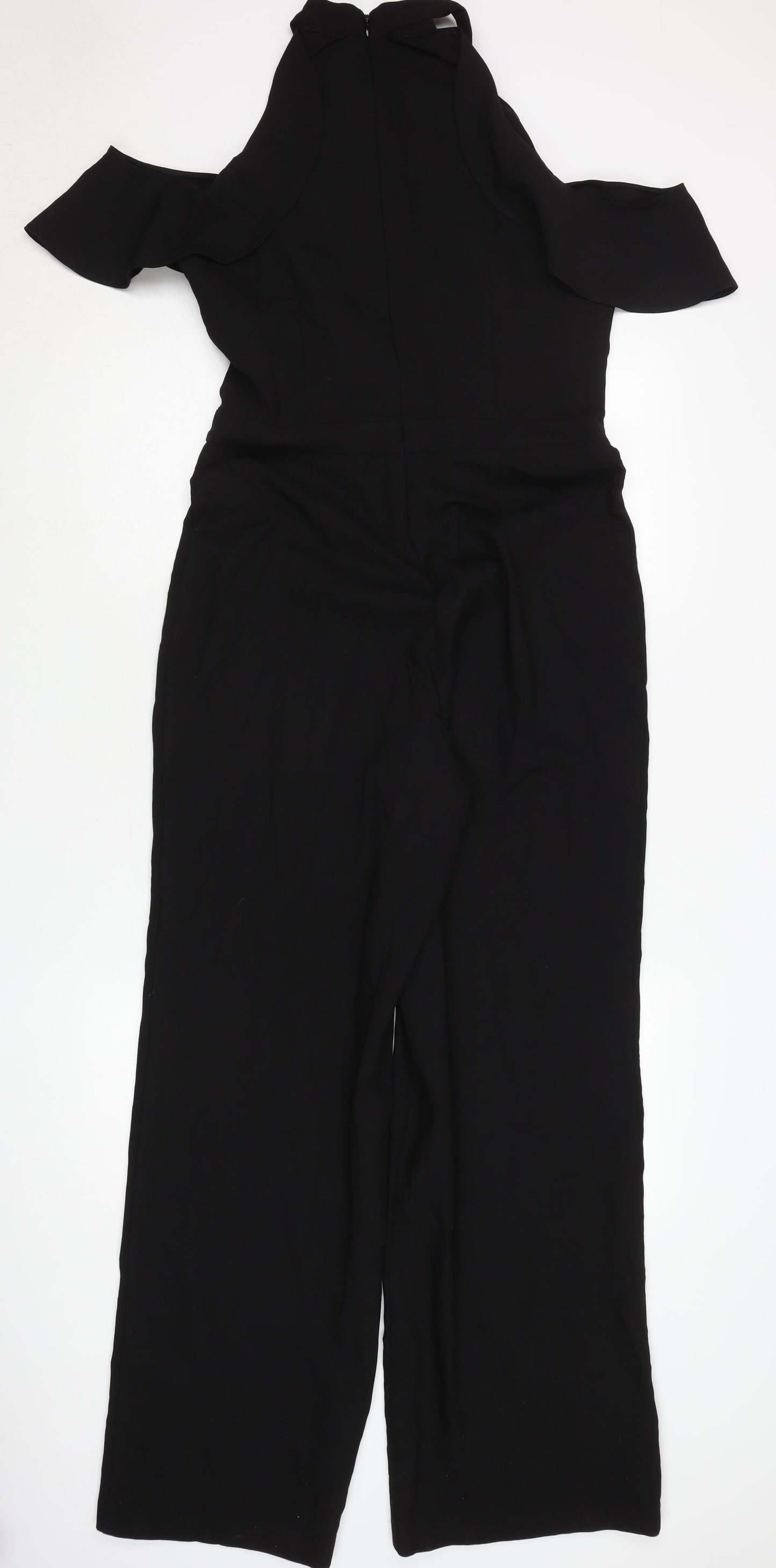 Lipsy Women's Black Cold Shoulder Jumpsuit Size 12