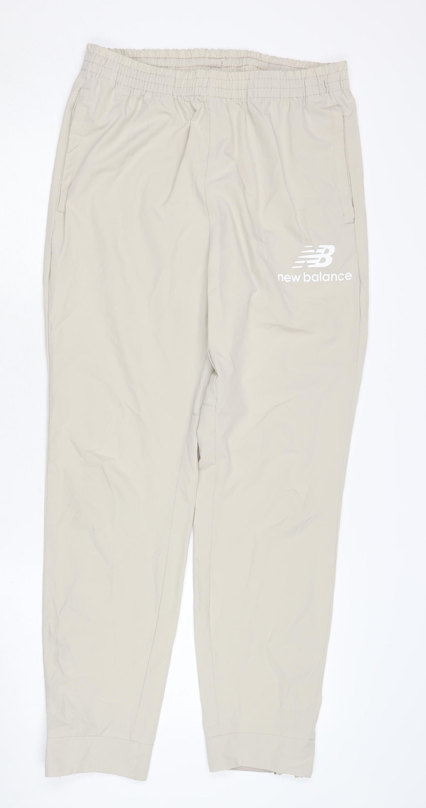 New Balance Men's Beige Jogger Trousers - L
