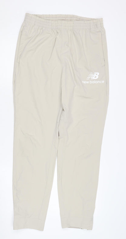New Balance Men's Beige Jogger Trousers - L