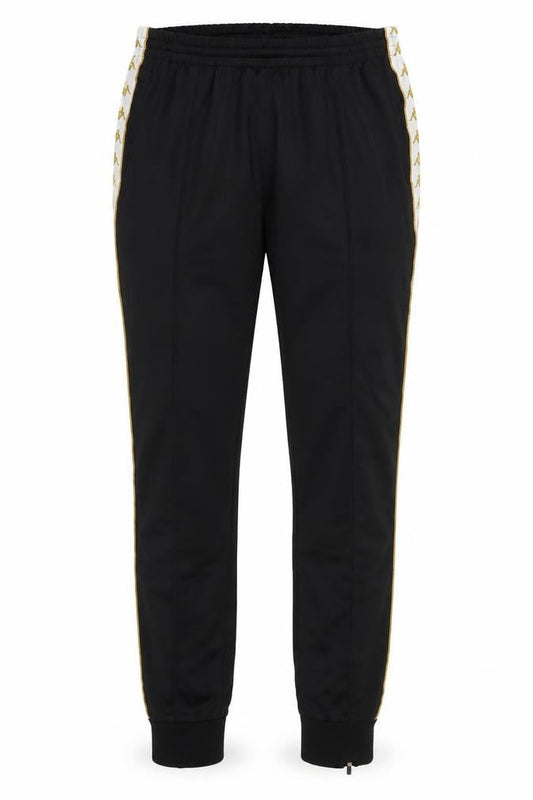 Mens UK Size XL Kappa-activewear Regular Fit Jogger Black Trousers