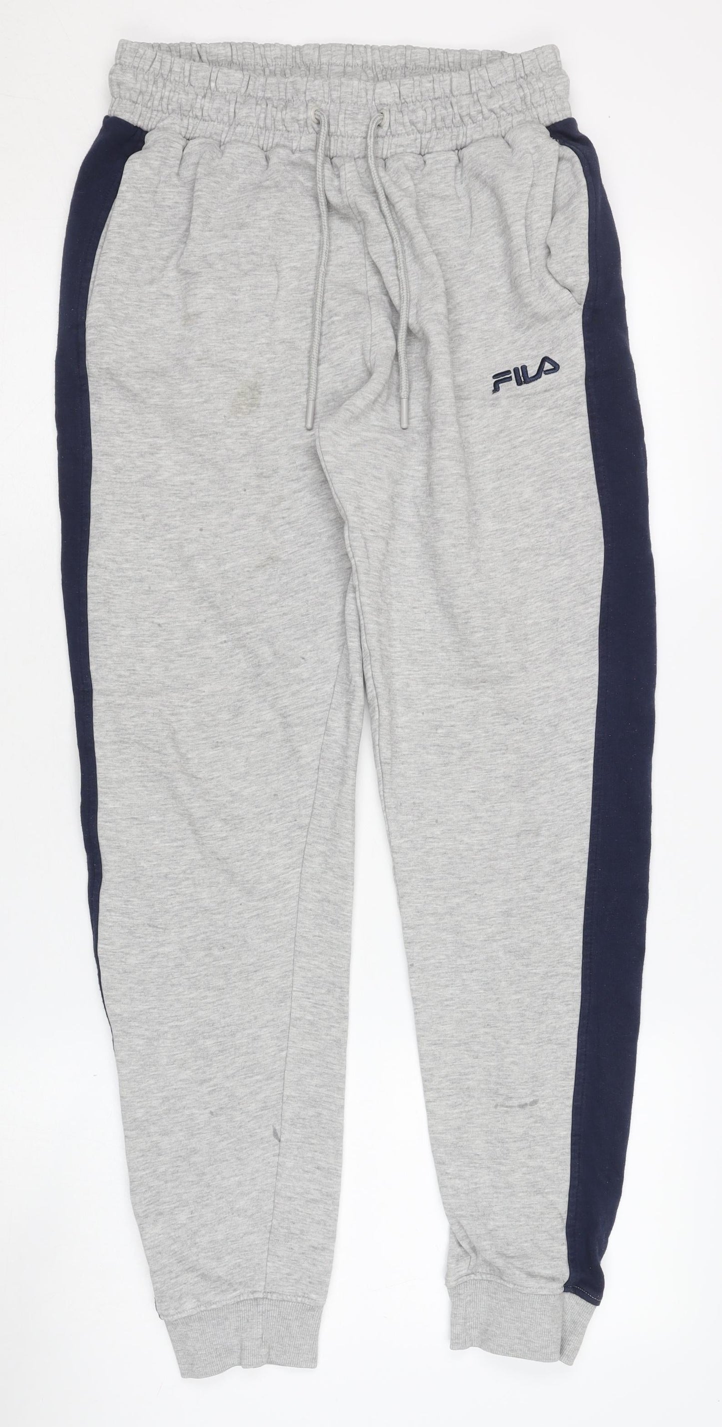 FILA Men's Grey Sweatpants M with Elastic Waist