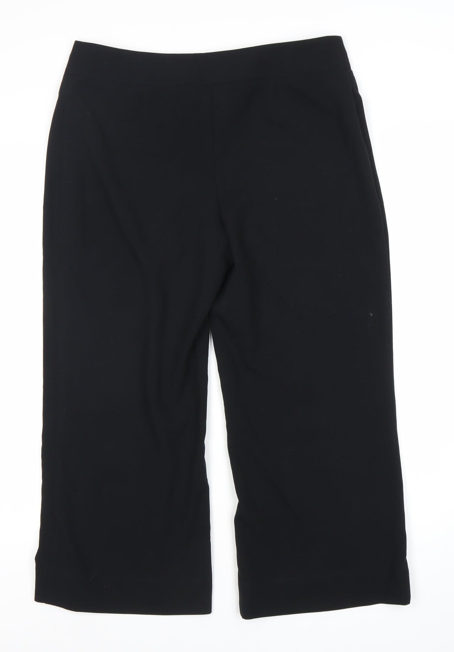 Womens UK Size 12 Marks and Spencer Regular Fit  Black Trousers