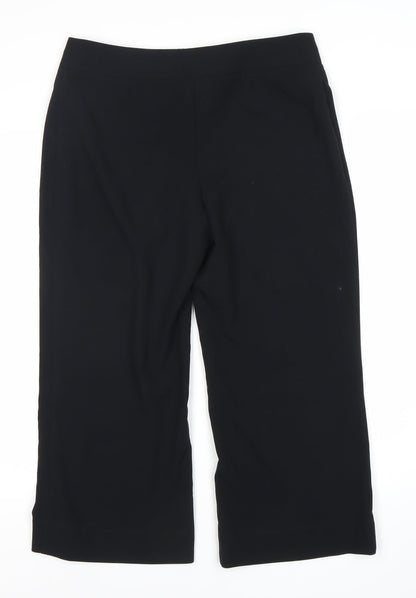 Womens UK Size 12 Marks and Spencer Regular Fit  Black Trousers