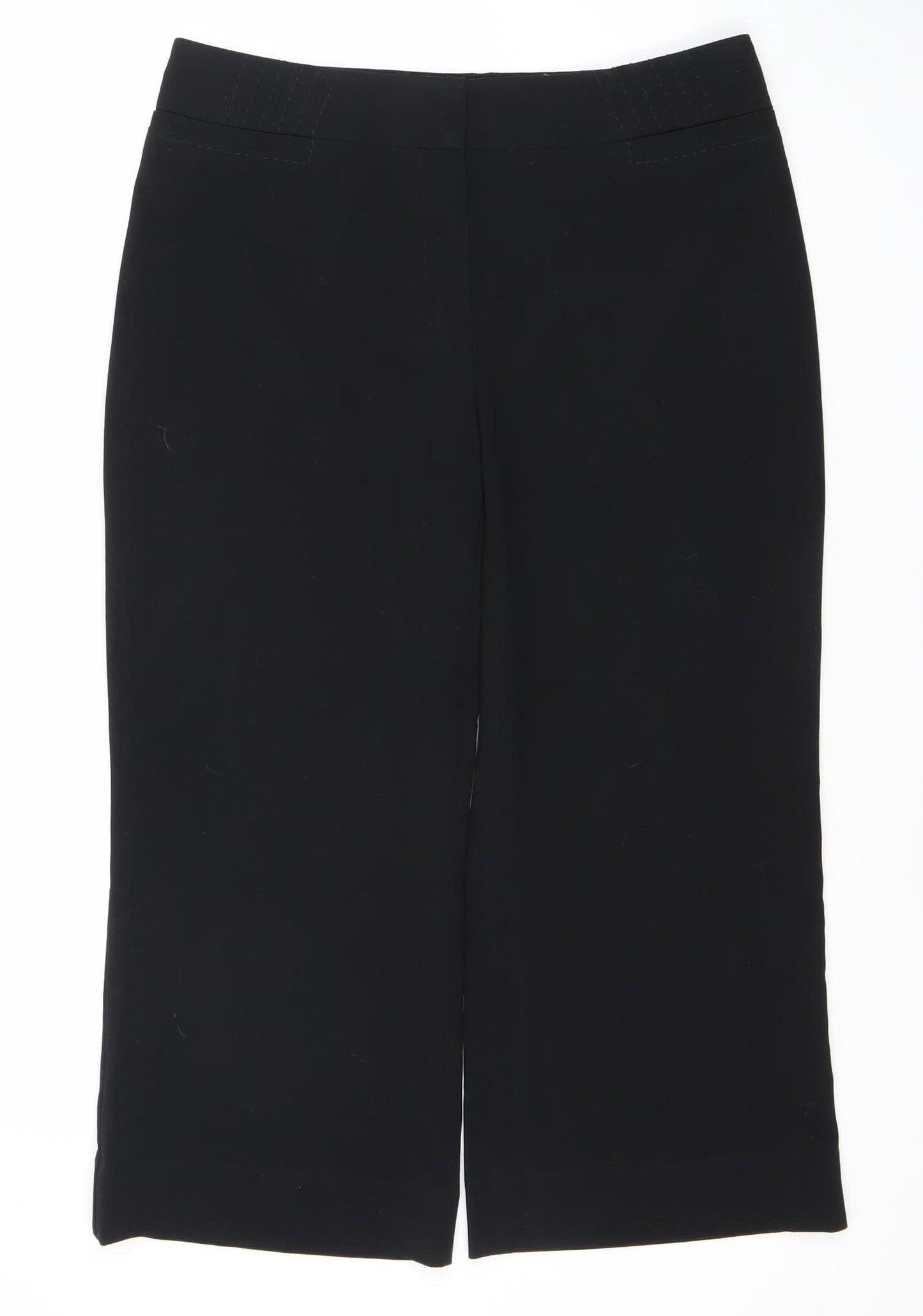 Womens UK Size 12 Marks and Spencer Regular Fit  Black Trousers