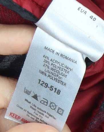 Next Women's Multicoloured Plaid Pleated Skirt Size 12