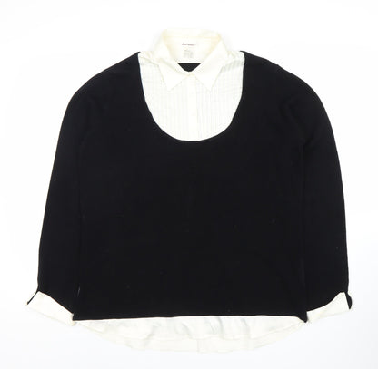 Womens UK Size 18/20 ANNE WEYBURN Black Pullover Jumper
