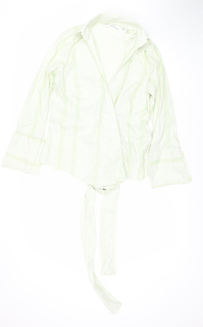 Womens UK Size L Zara Green Basic