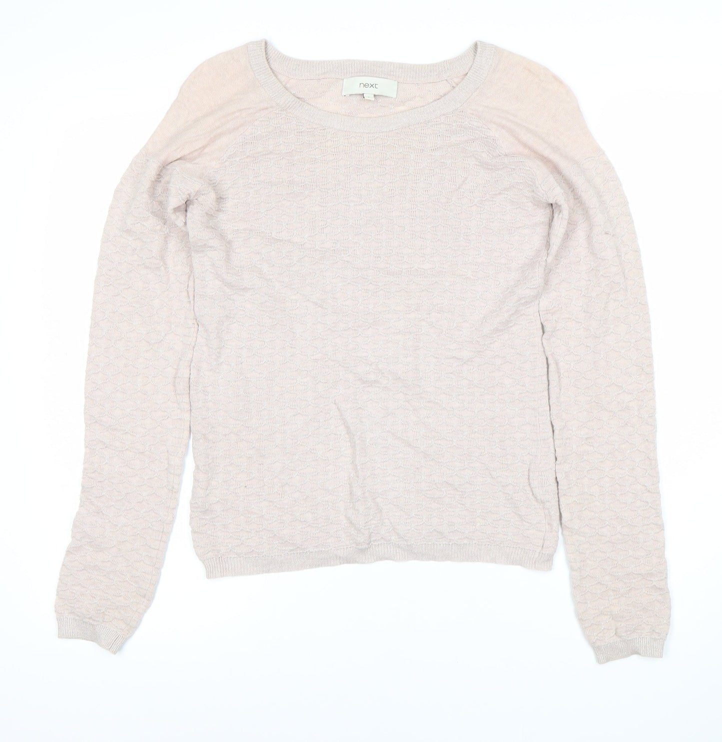 Womens UK Size 6 NEXT Pink Pullover Jumper