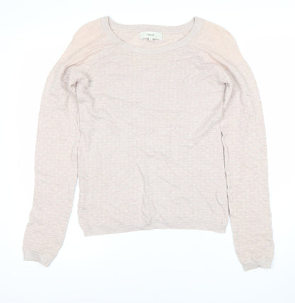 Womens UK Size 6 NEXT Pink Pullover Jumper