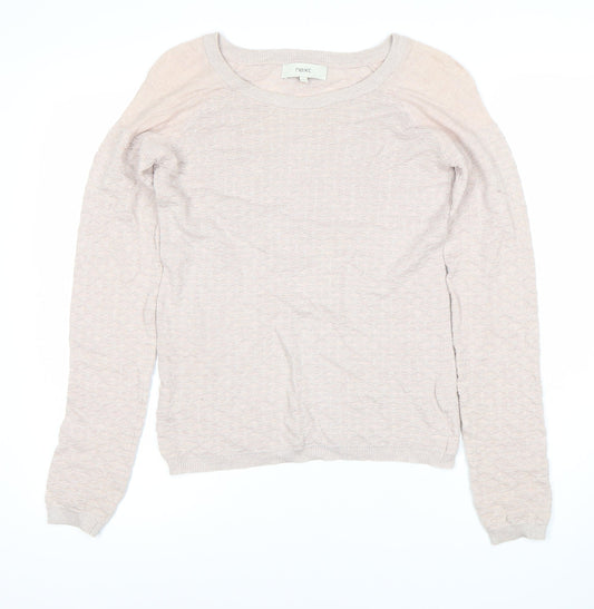 Womens UK Size 6 NEXT Pink Pullover Jumper
