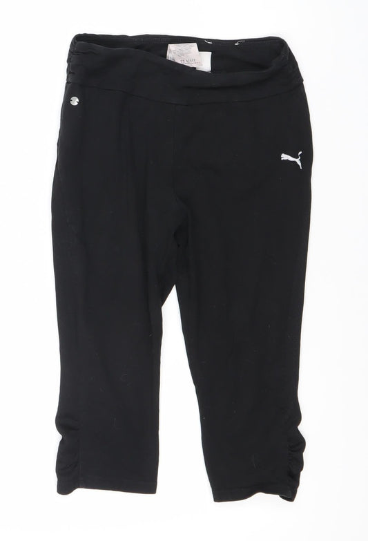 Puma Women's Black Athletic Activewear Shorts Size 10