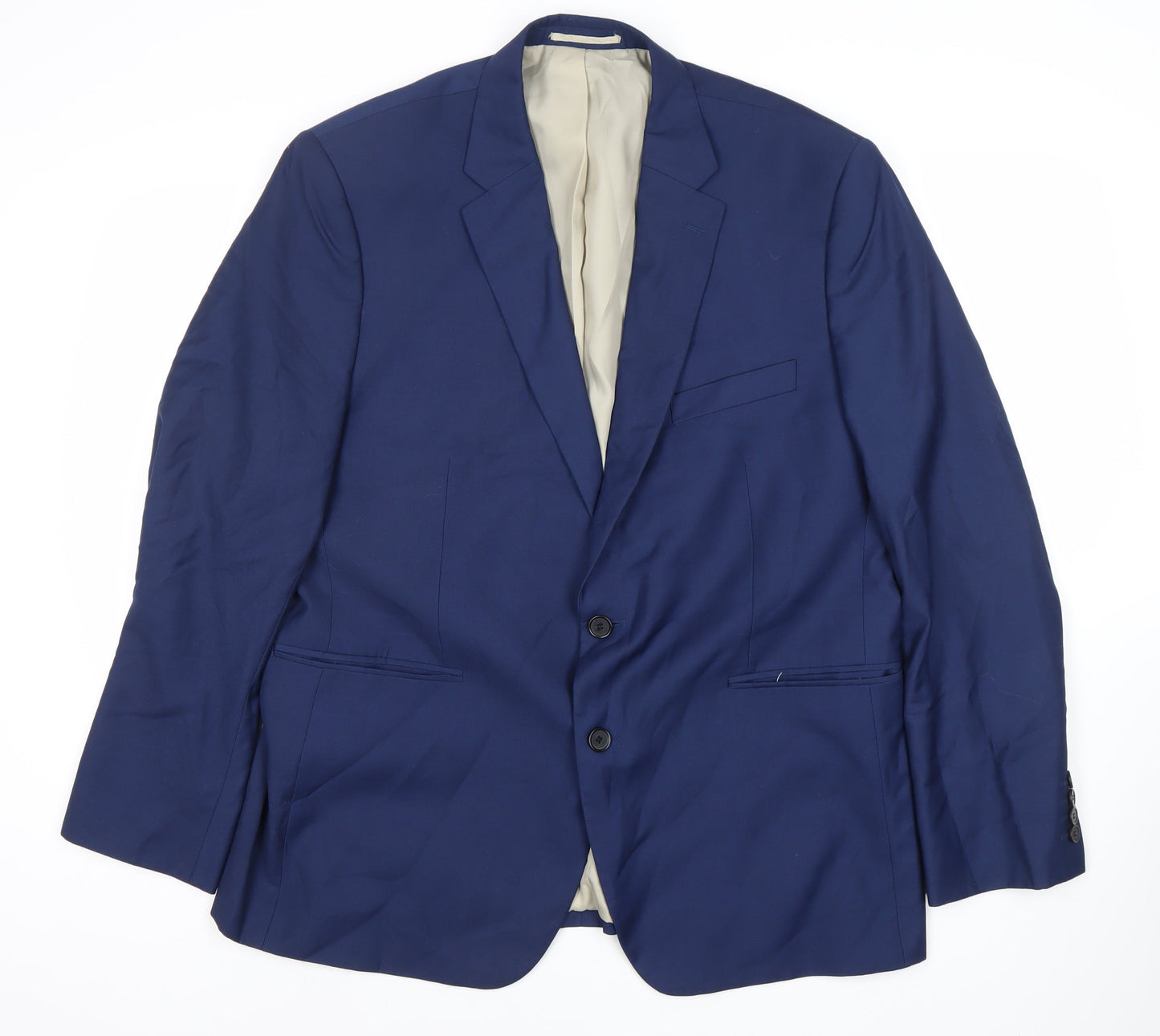 Mens UK Size 44 Moss Esq. Regular Blue Suit Jacket