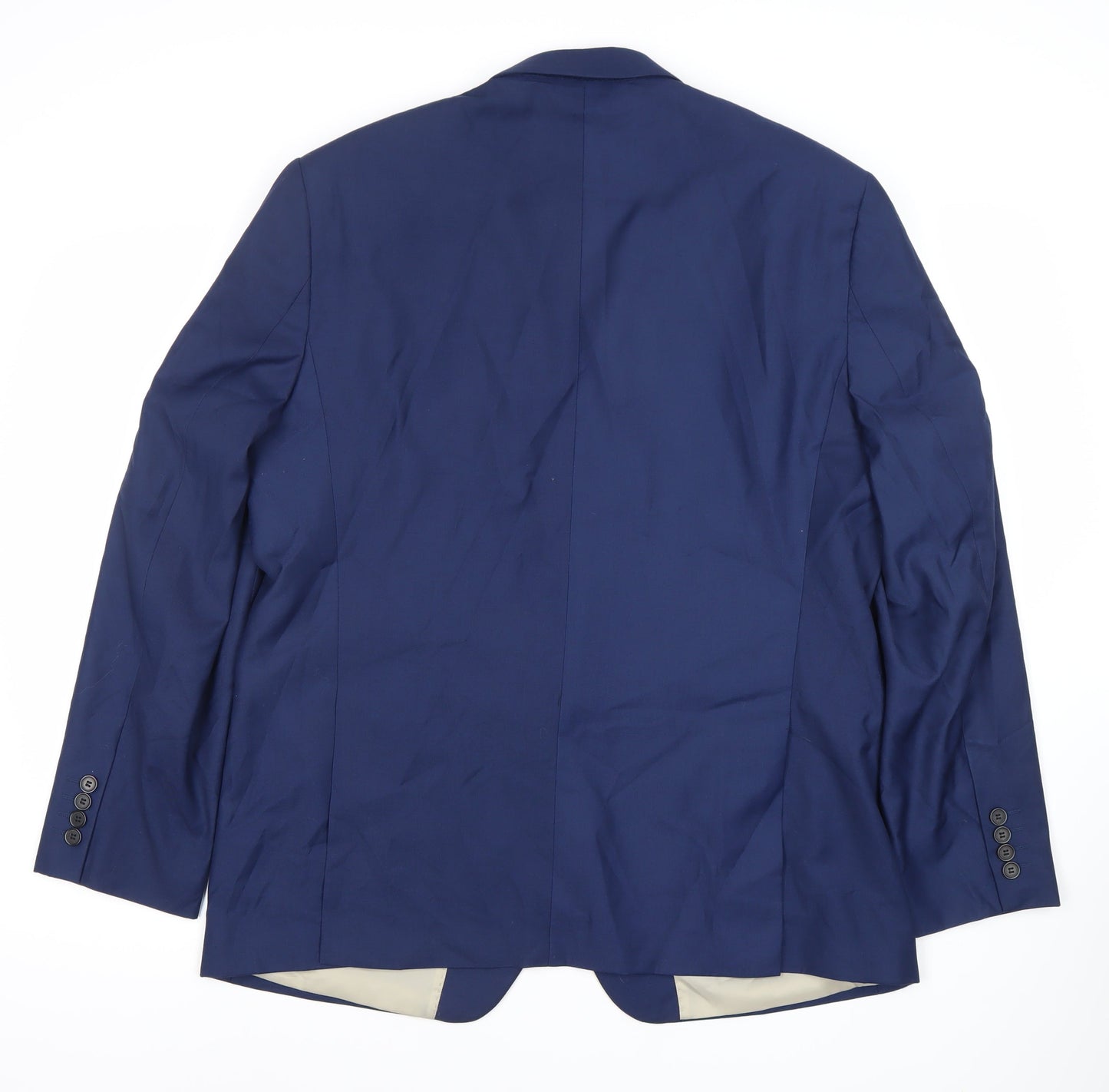 Mens UK Size 44 Moss Esq. Regular Blue Suit Jacket