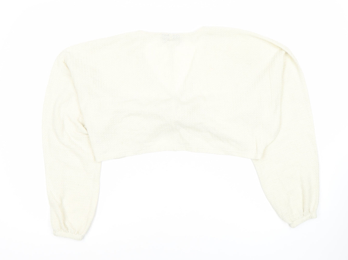 Out From Under Women's White Long Sleeve Jumper - S