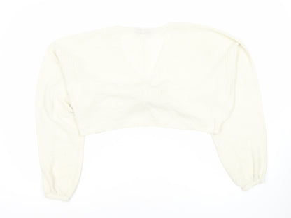 Out From Under Women's White Long Sleeve Jumper - S
