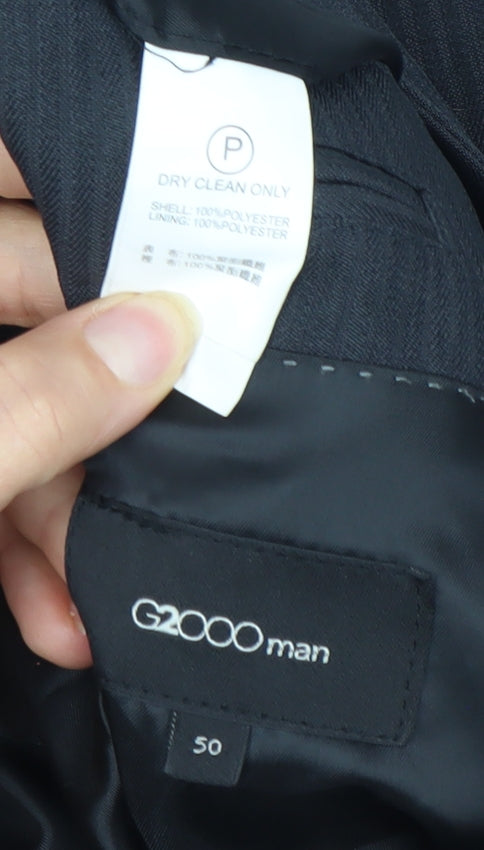 G2000 Man Black Men's Blazer Size UK 40 Formal Jacket