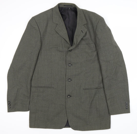 Mens UK Size 40 Burton Regular Grey Suit Jacket