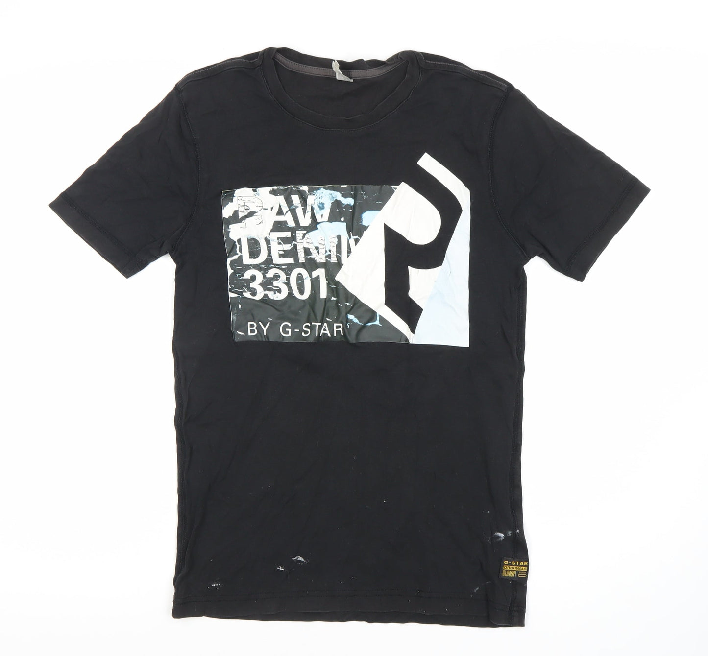 Mens UK Size M G-Star RAW Black  T-Shirt