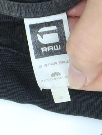 Mens UK Size M G-Star RAW Black  T-Shirt