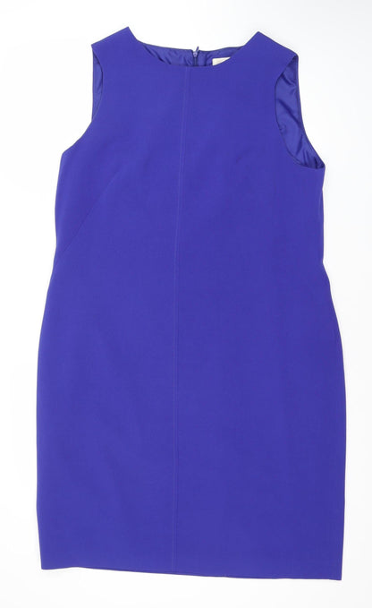 Premium Collection Women's Blue Shift Dress Size 18