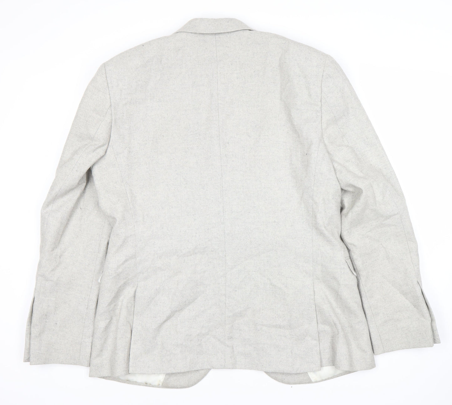 Mens UK Size 44 Topman Regular Grey Suit Jacket