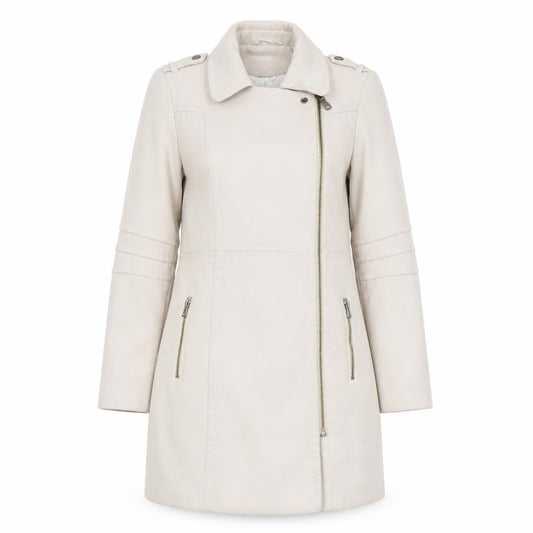 Womens UK Size 12 Wallis Beige Trench Coat