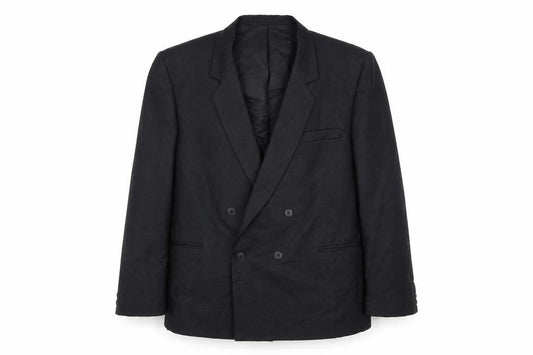 Marlowe Black Men's Blazer Size 44 Double-Breasted Formal