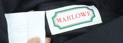 Marlowe Black Men's Blazer Size 44 Double-Breasted Formal