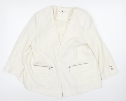 Very Ivory Women’s Blazer, Size 12, Regular