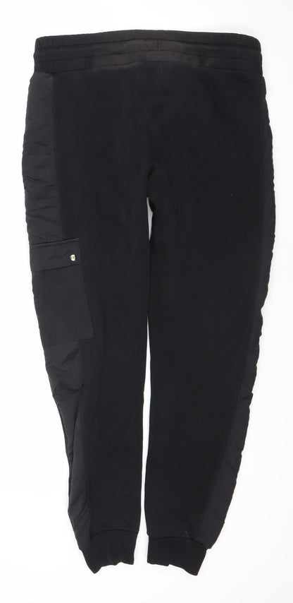 River Island Men's Black Jogger Trousers, Size S