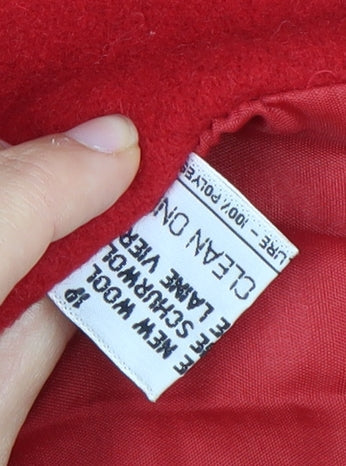 Womens UK Size 14 Eastex Red Pea Coat