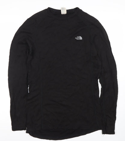 The North Face Men's Black Long Sleeve T-Shirt, Size L