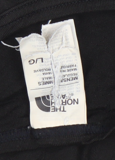 The North Face Men's Black Long Sleeve T-Shirt, Size L