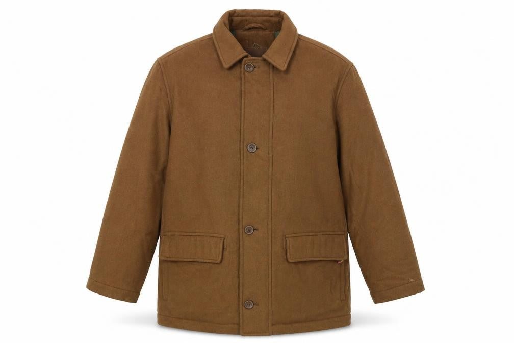 Mens UK Size 38 Thermore Brown Overcoat