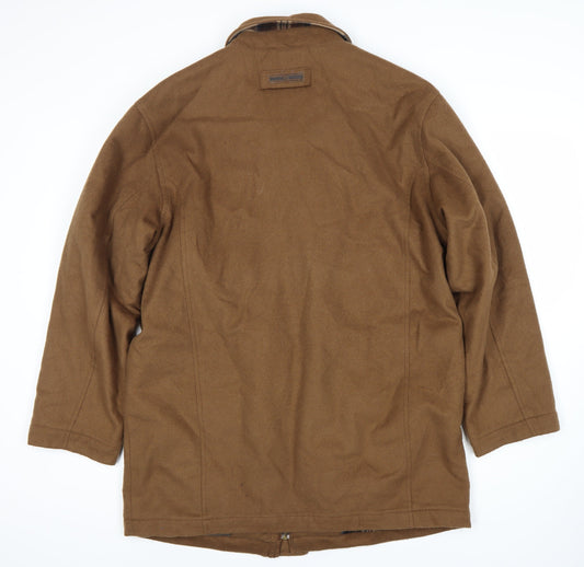 Mens UK Size 38 Thermore Brown Overcoat