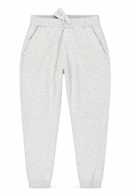 Front view of French Connection boys’ grey jogger trousers 11-12 years