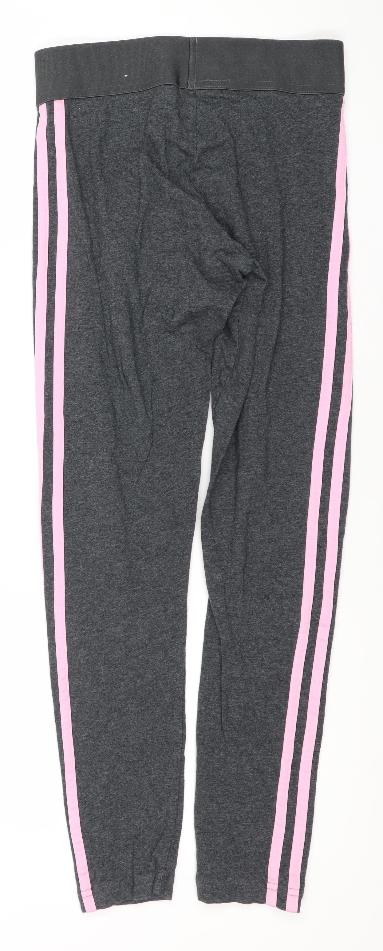 adidas Women's Grey Jogger Trousers Size 6