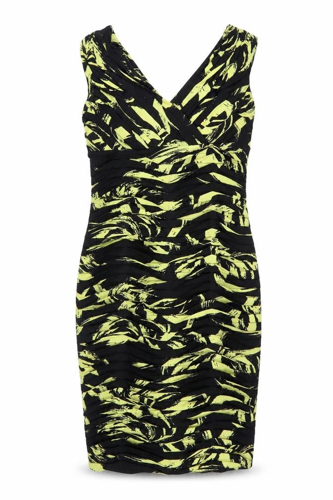 Gold Women’s Multicoloured Size 10 Geometric Dress