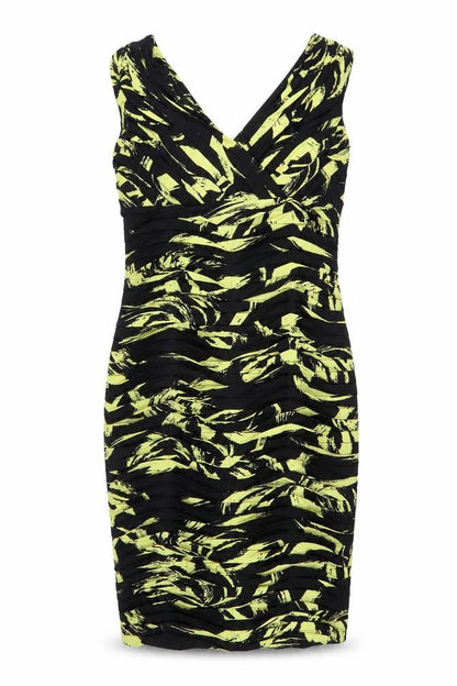 Gold Women’s Multicoloured Size 10 Geometric Dress