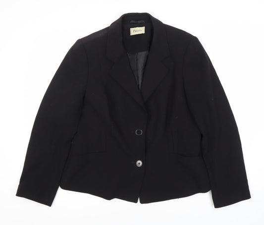 Precis Women's Black Blazer Size 12 - Elegant Workwear