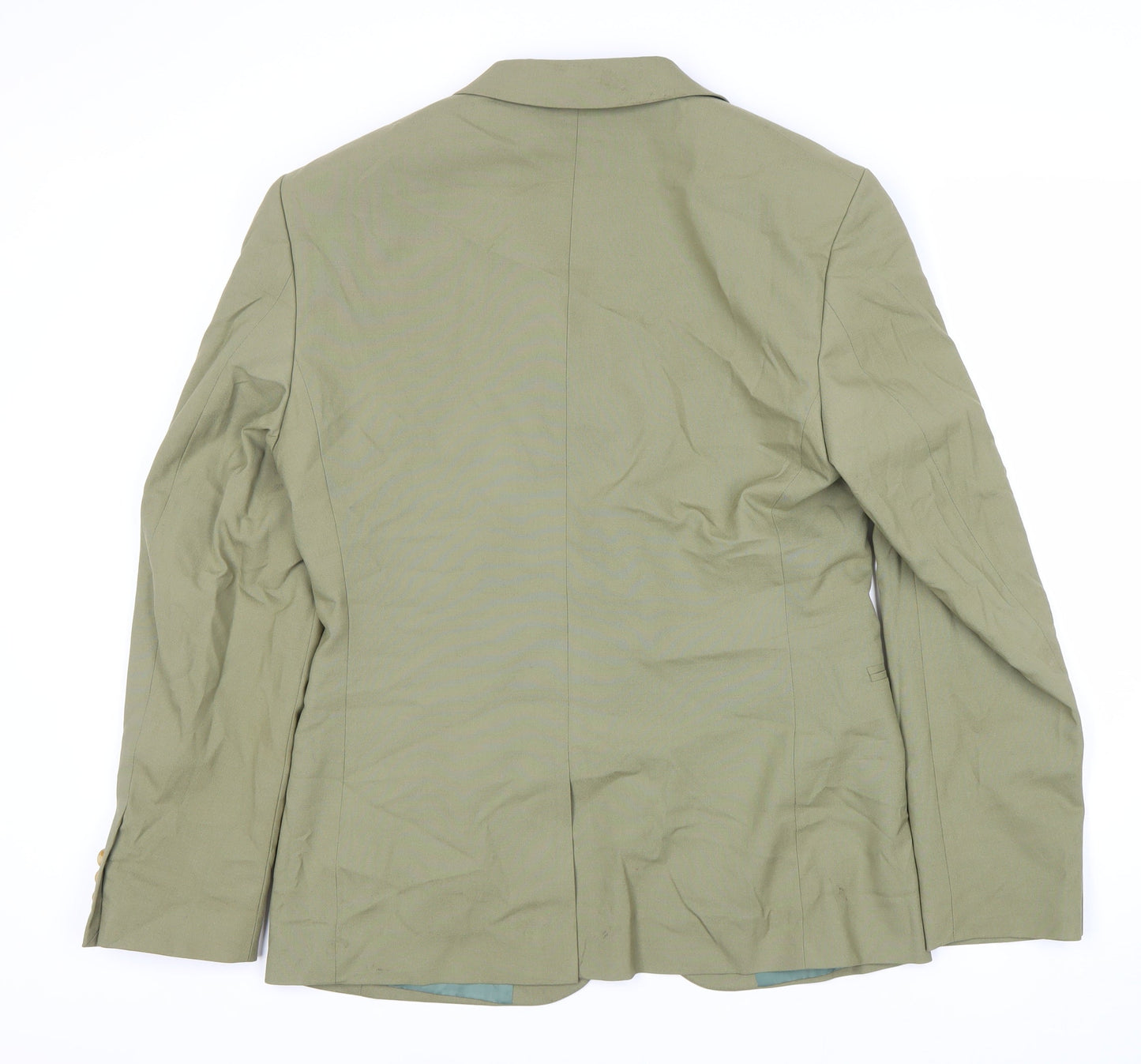 ASOS Men's Green Blazer, Regular Fit, 38, Notch Lapel