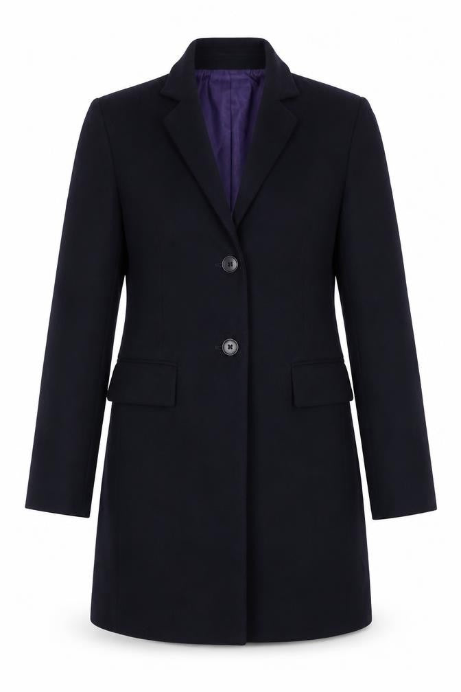 Womens UK Size 10 Marks and Spencer Petites Blue Blazer