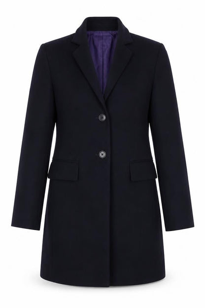 Womens UK Size 10 Marks and Spencer Petites Blue Blazer