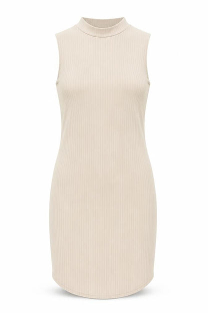 Pilot Beige Women's Dress Size 10 Striped Sleeveless
