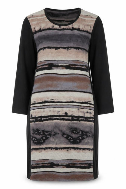 Pomodoro Women's Multicoloured Long Sleeve Dress