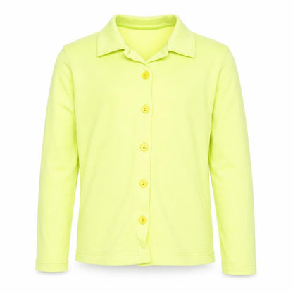 Moresse Boys Yellow Button-Up Shirt, Size 8, Long Sleeve